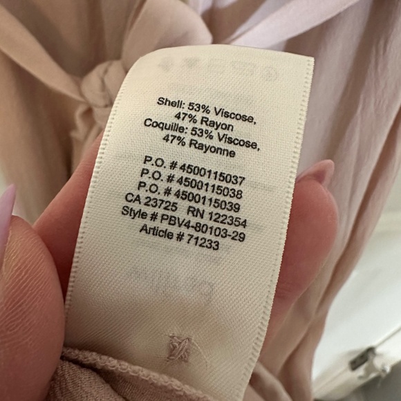 💖 ARITZIA x WILFRED - EUC Button Down Shirt Dress in Pink - Picture 5 of 5